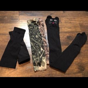 💥💥Bundle Cat over the knee socks ,  tattoo sleeve,hand warmers